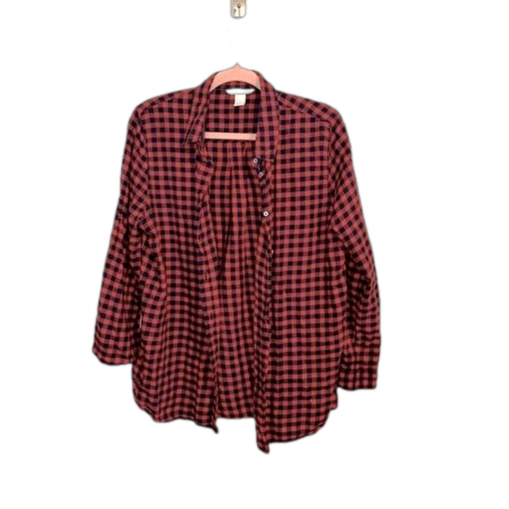 H&M Checkered Button Down